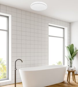 Stropné svietidlo Jasper 24W LED 38Cm Biele 4000K IP44