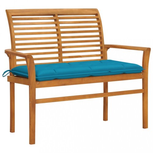 Zahradní lavice s poduškou 112 cm Dekorhome