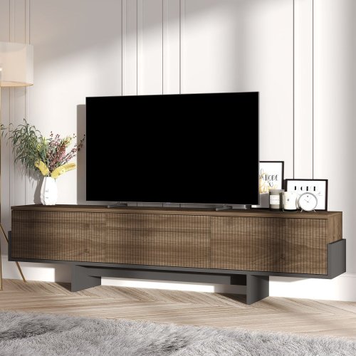 TV stolek Hege - Walnut, Black