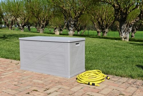 Zahradní úložný box WOOD 420 l