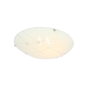 Stropní lampa Duca Plafond bílá bezbarvá