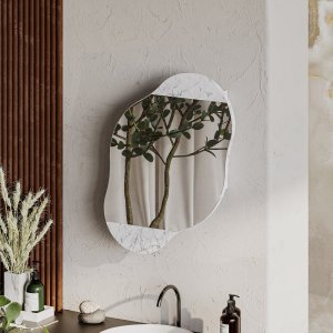 Koupelnová skříňka Cloud Storage Bathroom Wall Mirror - Carrara