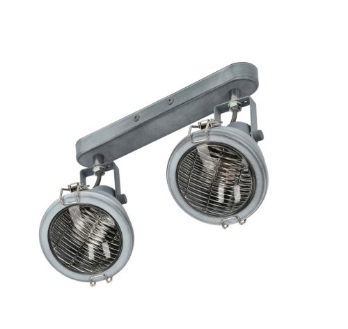 Nástenná lampa Crodo E14 sivá