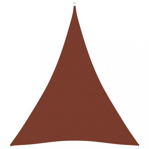 Stínící plachta trojúhelníková 3 x 4 x 4 m oxfordská látka Dekorhome - BAREVNÁ VARIANTA: Šedohnědá taupe