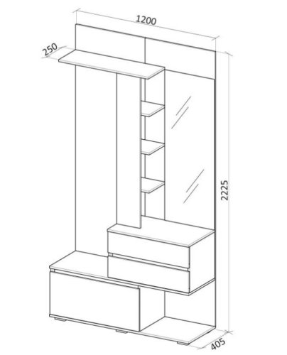 Predsieňová stena BAFRA