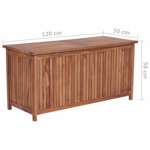 Zahradní úložný box teak Dekorhome