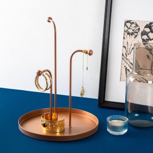 Dekoratívny kovový doplnok Leros-A - Copper