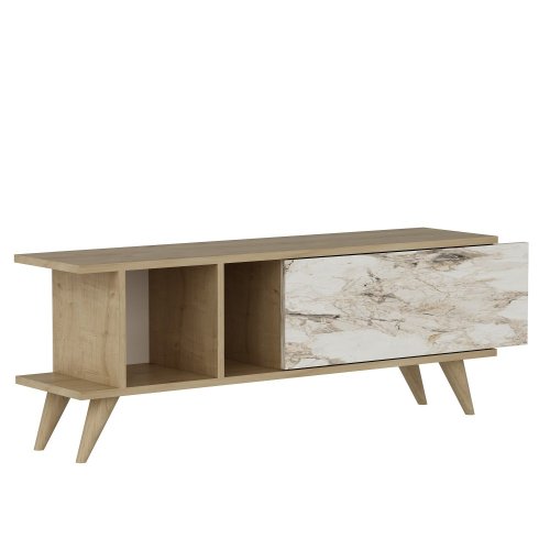 TV stolek Liberty - Sapphire Oak, Marble