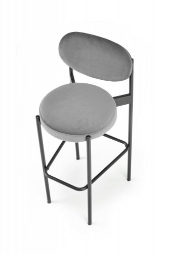 Barová stolička H108 - BAREVNÁ VARIANTA: Sivá