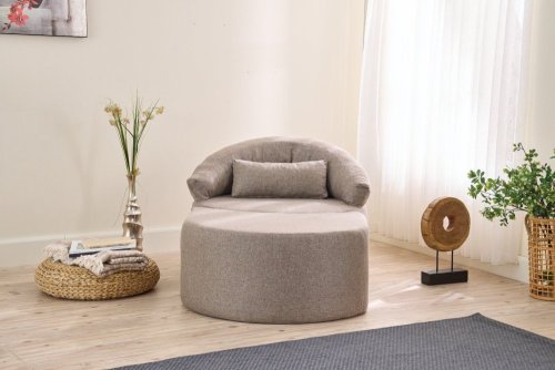 Rozkládací křeslo Pitta - Brown