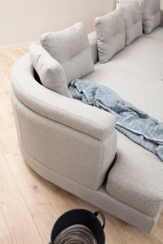 Rohová sedacia súprava / Rohová pohovka Padova Corner -2 - Light Grey