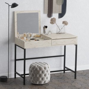 Toaletný stolík Linda - Travertine