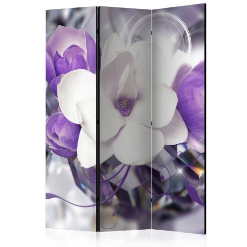 Paraván Purple Empress Dekorhome - ROZMĚR: 135x172 cm (3-dílný)