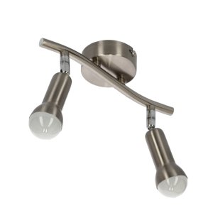 Nástenná lampa 2xE14 saténová ARC