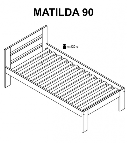 Posteľ MATILDA 90