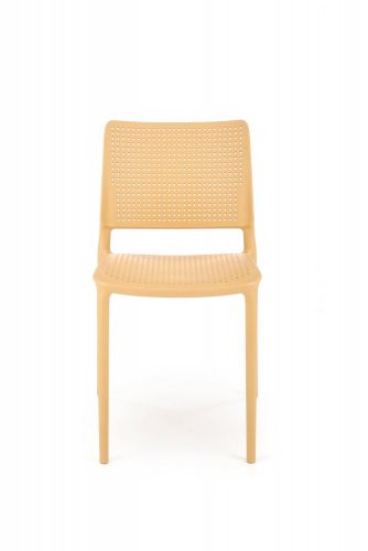 Stohovateľná jedálenská stolička K514 - BAREVNÁ VARIANTA: Oranžová