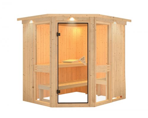 Interiérová fínska sauna AMALIA 1 Dekorhome