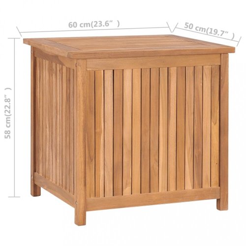 Zahradní úložný box teak Dekorhome