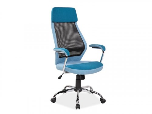 Kancelárska stolička Q-336 - BAREVNÁ VARIANTA: Modrá