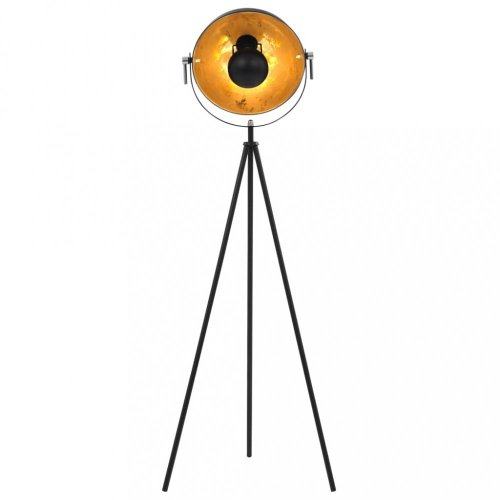Stojacia lampa čierna / zlatá Dekorhome - PRIEMER: 31 cm