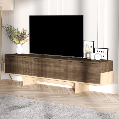 TV stolek Hege - Walnut, Sapphire Oak