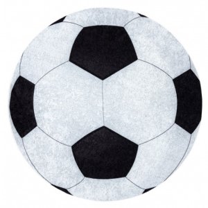 Dětský kusový koberec Junior 51553.802 Football 160x160 (průměr) kruh
