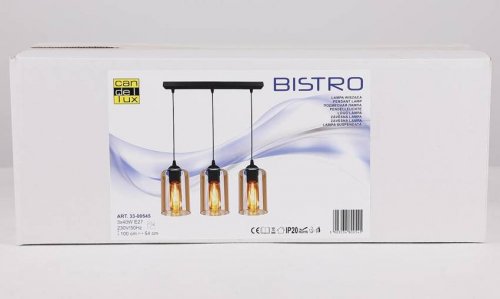 Závěsná lampa BISTRO 3xE27