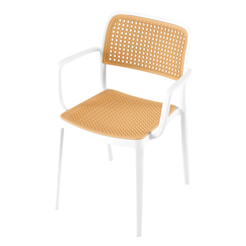 Stohovatelná židle RAVID TYP 2 - BAREVNÁ VARIANTA: Bílá
