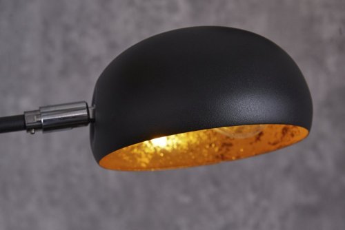 Stojací lampa QUITO  Dekorhome - BAREVNÁ VARIANTA: Černá