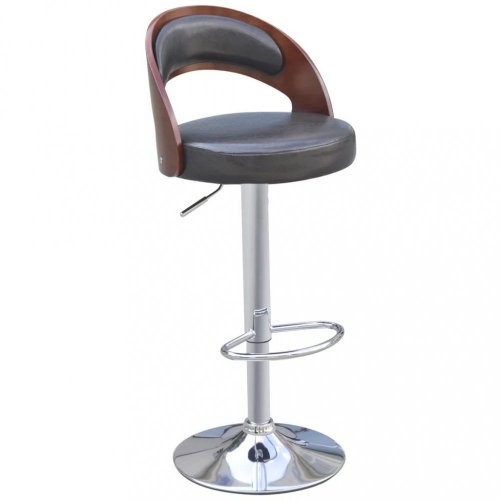 Barové stoličky 2 ks umelá koža / drevo / kov Dekorhome - BAREVNÁ VARIANTA: Biela