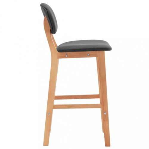 Barová židle 2 ks Dekorhome - BAREVNÁ VARIANTA: Tmavě šedá