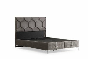Rám manželskej postele s čelom Carbon 160 x 200 - Grey