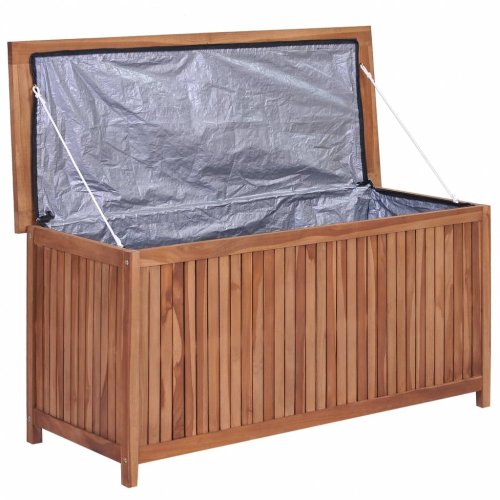 Zahradní úložný box teak Dekorhome