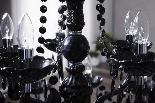 Závesná lampa SEATTLE luster Dekorhome - BAREVNÁ VARIANTA: Čierna