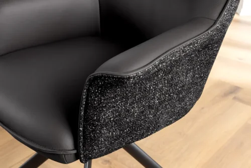 Otočné jedálenské kreslo 2 ks KEUS Dekorhome