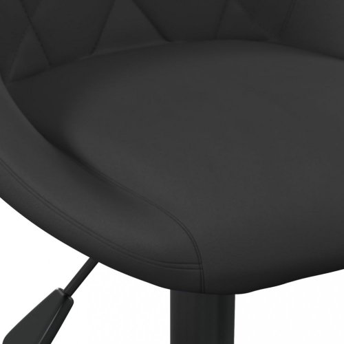 Otočná jídelní židle 2 ks samet / kov Dekorhome - BAREVNÁ VARIANTA: Tmavě šedá