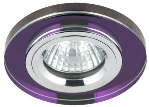 Okrúhle stropné svietidlo, fialové, SS-15