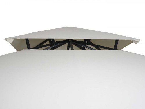 Pergola se stahovací střechou 2,5x2,5 m - BAREVNÁ VARIANTA: Béžová