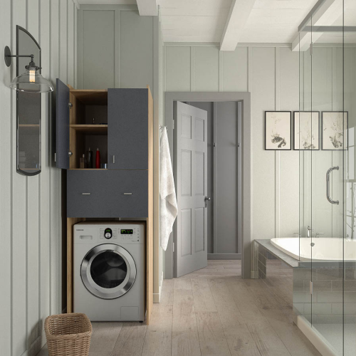 Hlboká skrinka nad práčku NATALI TYP 9