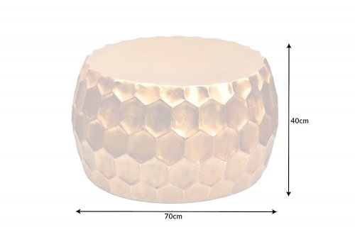 Odkládací stolek OSMEROSI Dekorhome - PRŮMĚR: 70 cm
