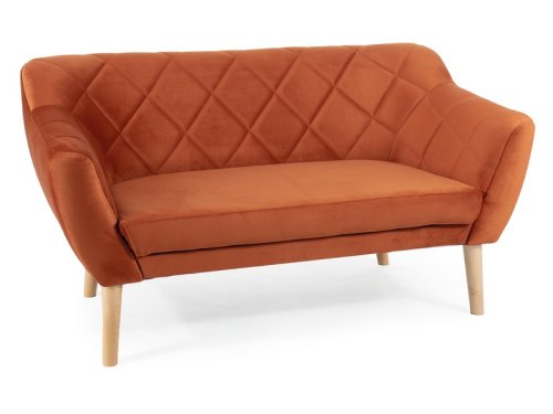 Dvoumístná pohovka KARO 2 VELVET buk