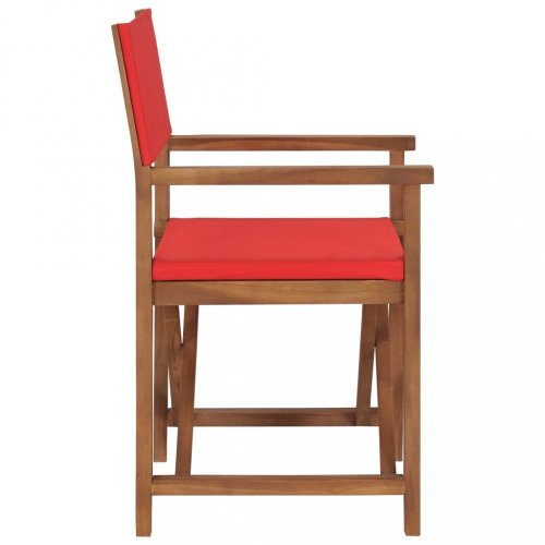 Režisérska stolička teakové drevo Dekorhome - BAREVNÁ VARIANTA: Zelená
