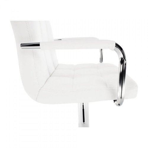Barová židle LEORA 2 NEW - BAREVNÁ VARIANTA: Bílá