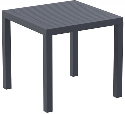 Zahradní stůl 80 cm - BAREVNÁ VARIANTA: Tmavě šedá