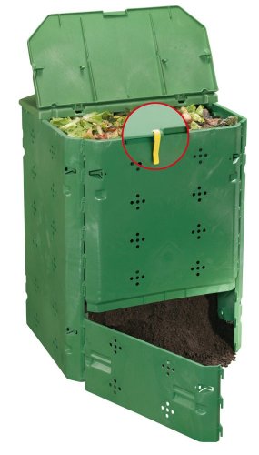 Kompostér 600l recyklovaný plast Dekorhome