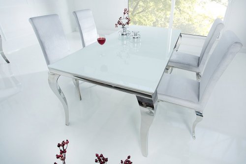 Jedálenský stôl ZETHOS 180 cm Dekorhome - BAREVNÁ VARIANTA: Biela