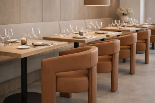 Leith LET71B-L Tapetovaná stolička