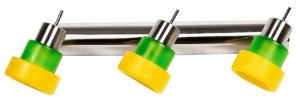 Stropná lampa Benátky 3*40W G9 nikel