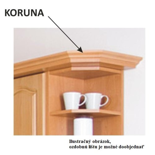 Spodná skrinka policová LORA MDF NEW KLASIK S30N - PREVEDENIE: L´avé