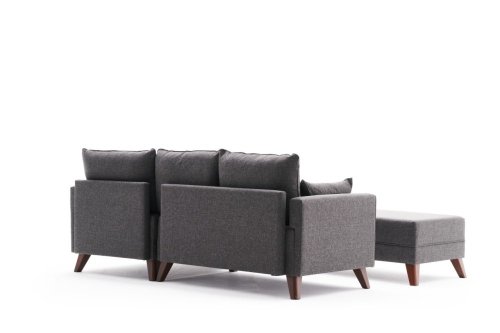 Rohová rozkladacia pohovka Bella Mini Corner Sofa Right - Anthracite